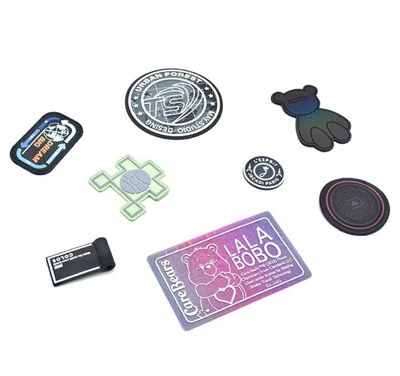 3D Pvc Gummi Silikon Patches Tag Etikett